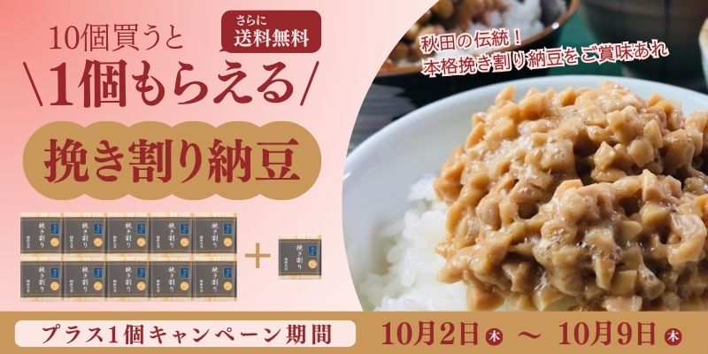 本格ひきわり納豆　キャンペーン