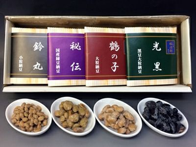 高級納豆ギフト 【手土産セット】  4袋（1袋 30g×2食入）