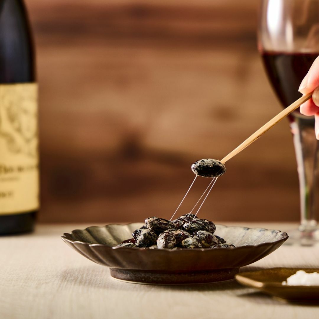 ワインにも合う黒豆納豆