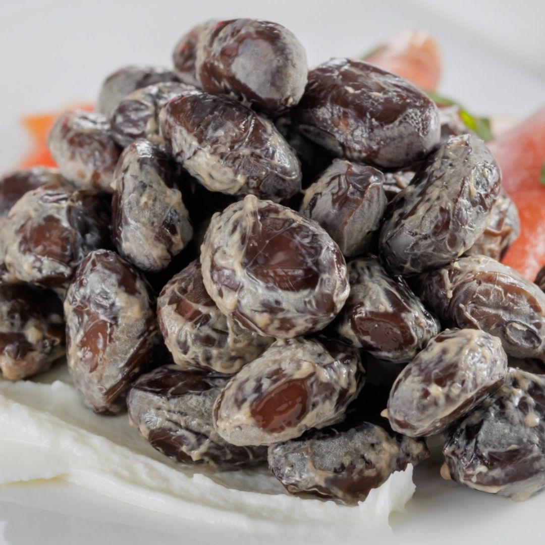 良い発酵状態の黒豆納豆